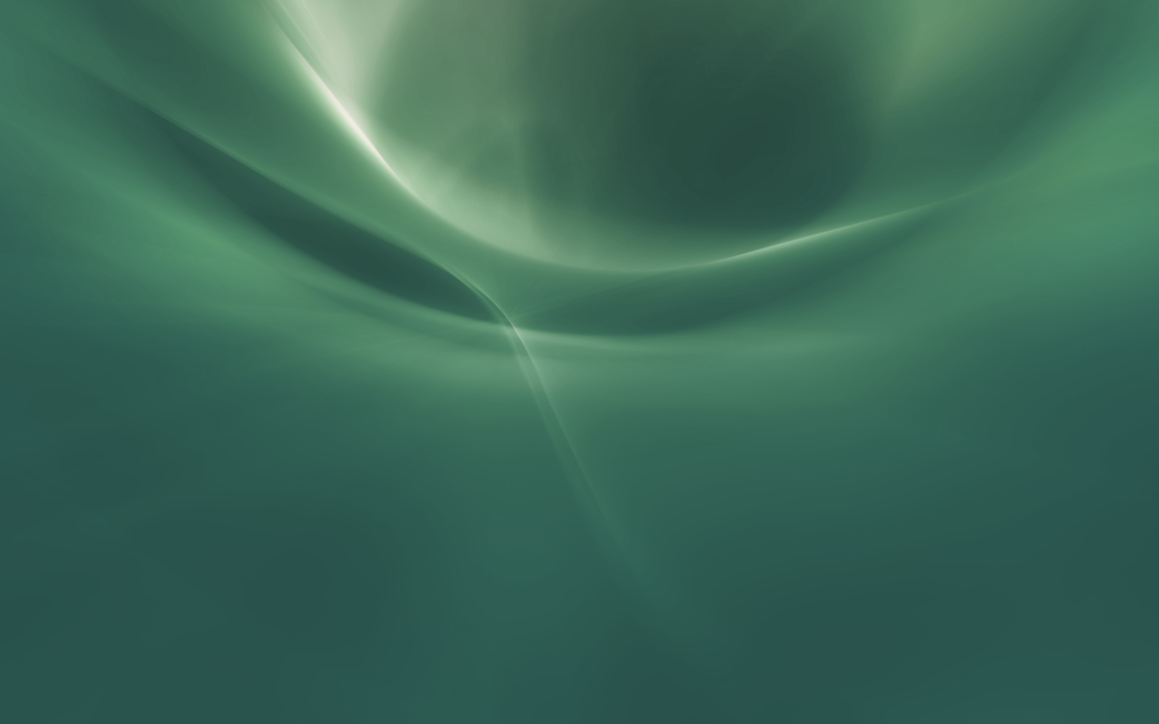 green abstract wave design
