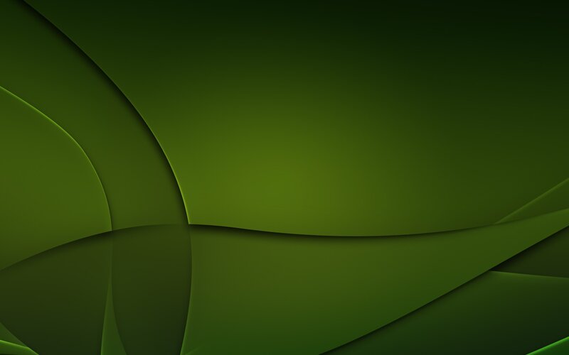 green abstract wave design