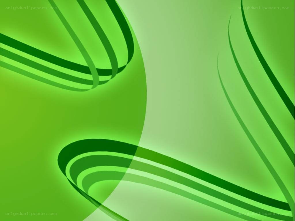 green abstract wave design