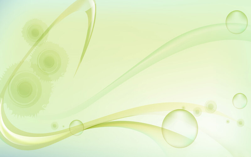 green abstract wave design