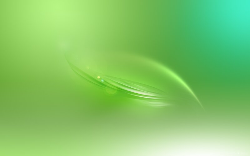 Green Abstract Wave — Serene