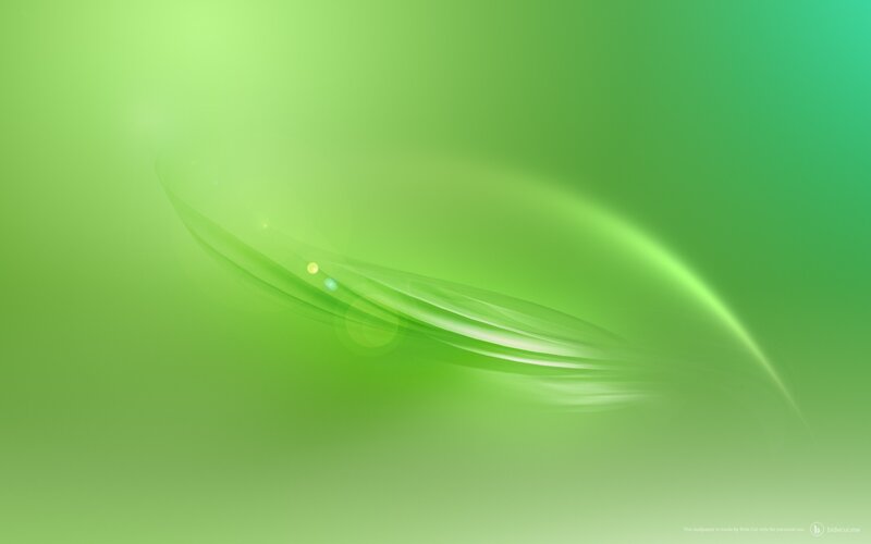 Green Abstract Wave