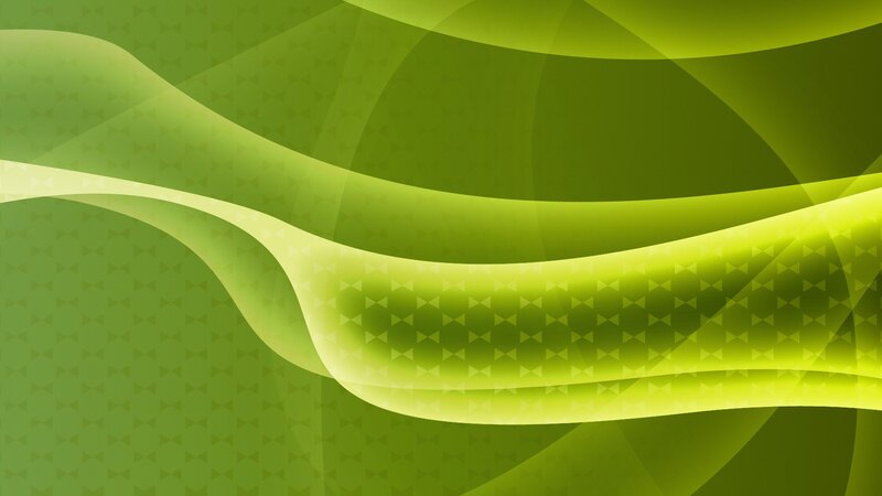 Green Abstract Waves — Calm, Triangles