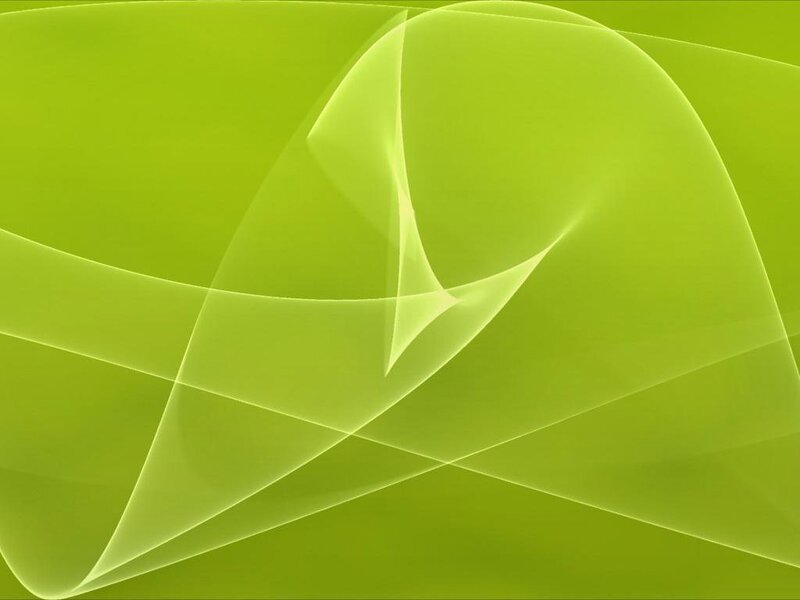 Green Abstract Waves — Curves