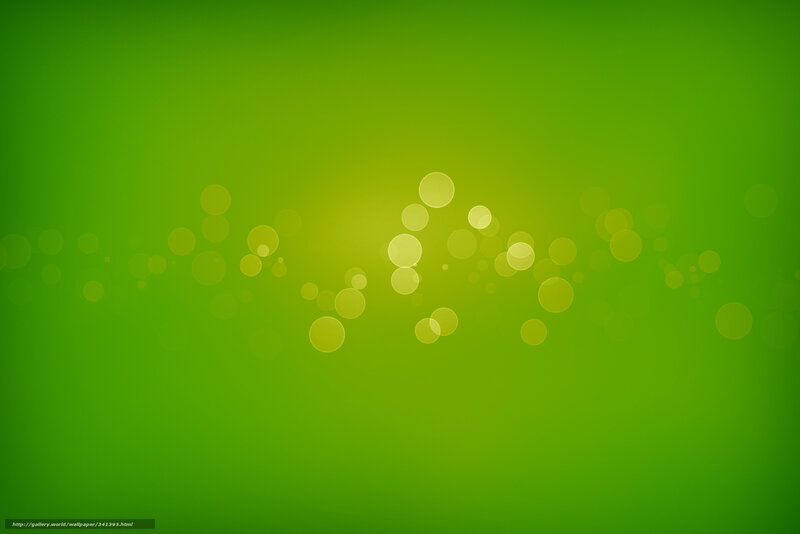 green abstract with light circles
