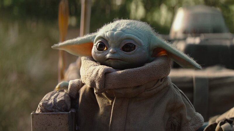 Green Alien Baby in Cloak
