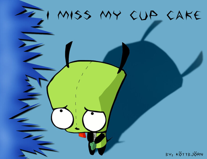 Green Alien Character — Blue