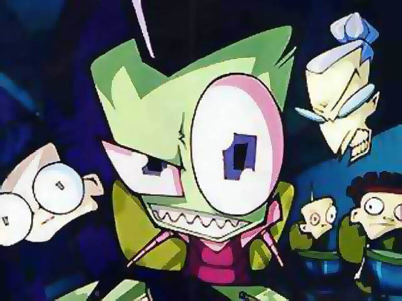 Green Alien Character — Dramatic, Night