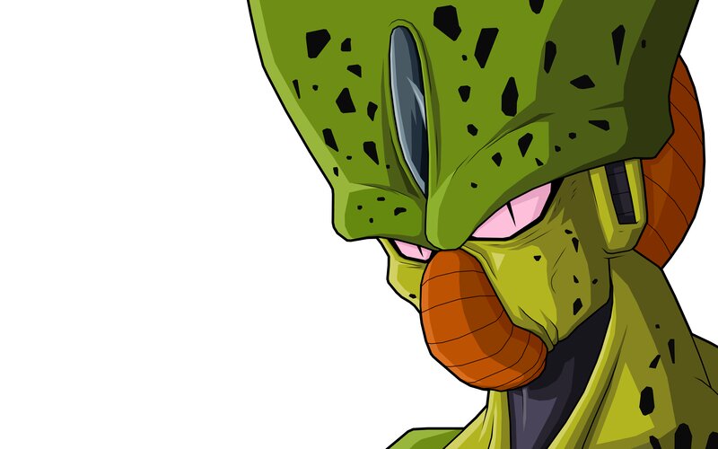 Green Alien Character — Intense, Anime