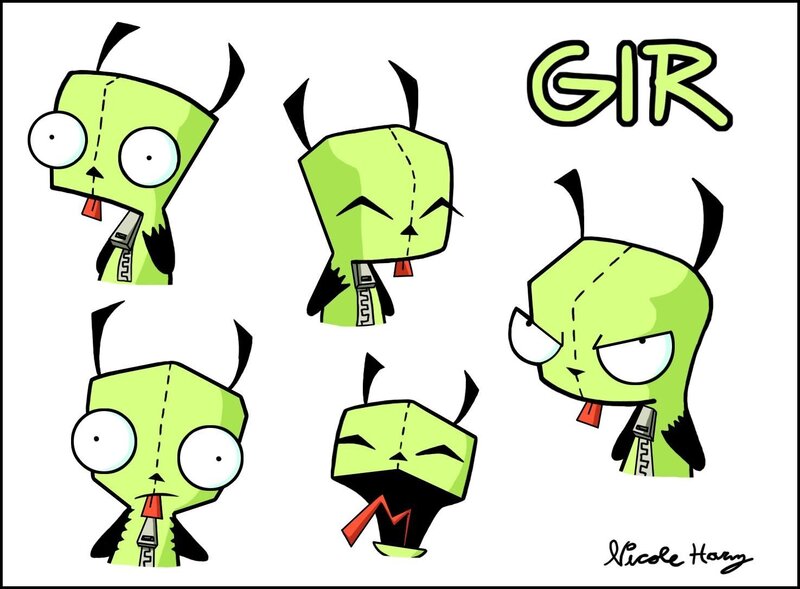 Green Alien Character — Playful, Digital Art, Character Design