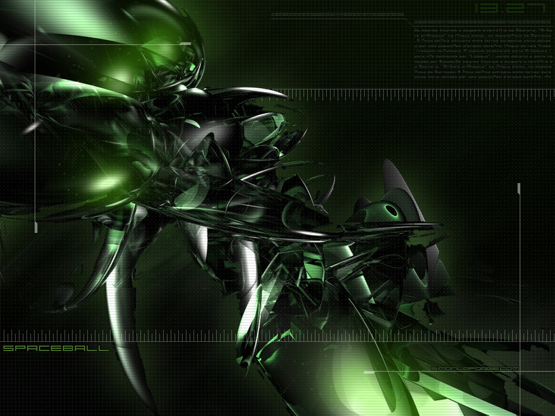 green alien creature