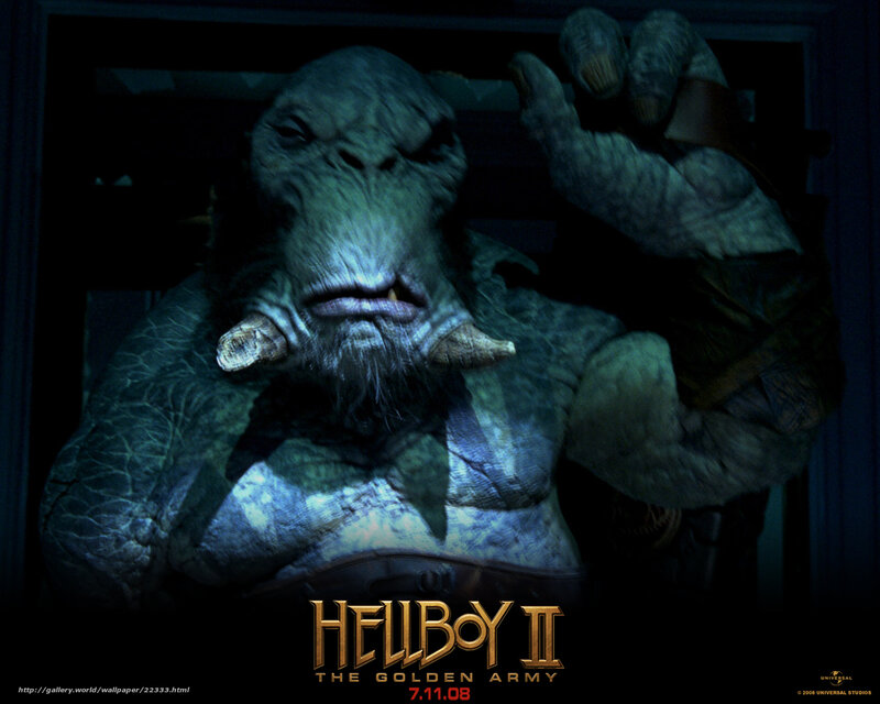 Green Alien Creature — Blue, Dramatic