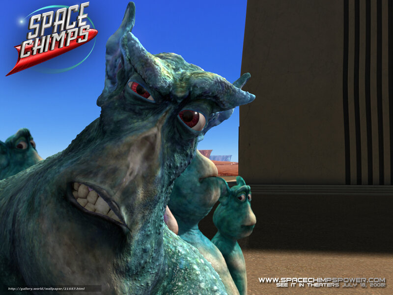 Green Alien Creature — Blue