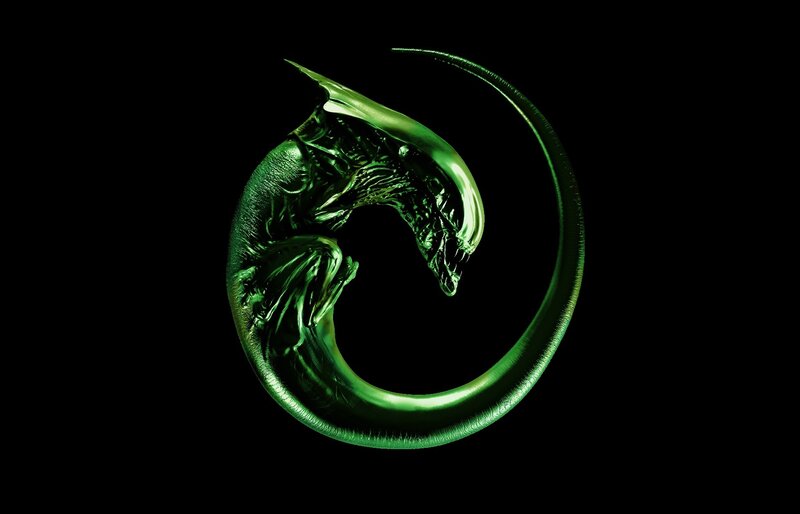 Green Alien Creature — Dark