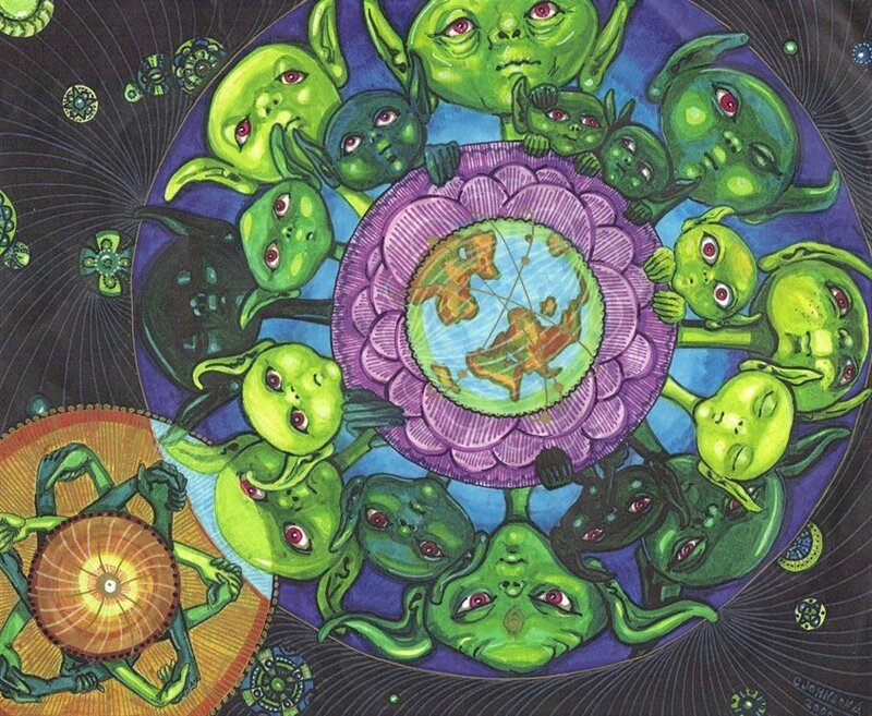 Green Alien Figures