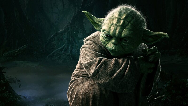 Green Alien in Robe — Dramatic, Night