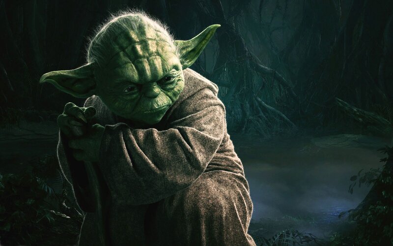 Green Alien in Robe — Dramatic