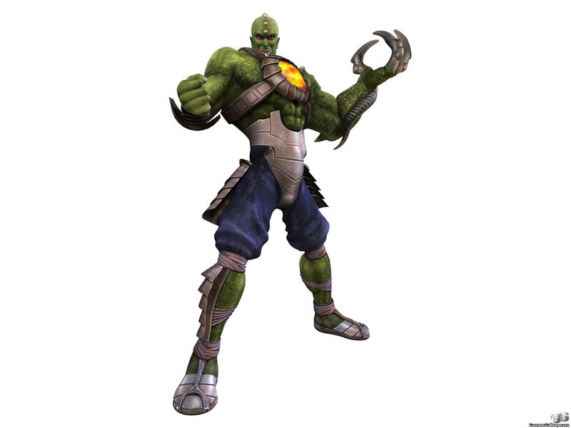 Green Alien Warrior — Aggressive, 3d Render