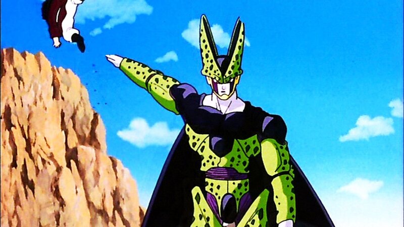 Green Alien Warrior — Blue, Dramatic, Afternoon