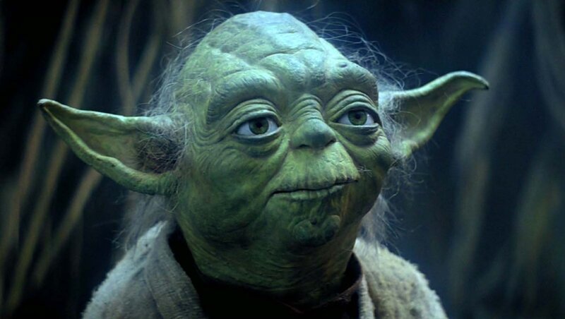 Green Alien with Large Ears — Serious, Photograph