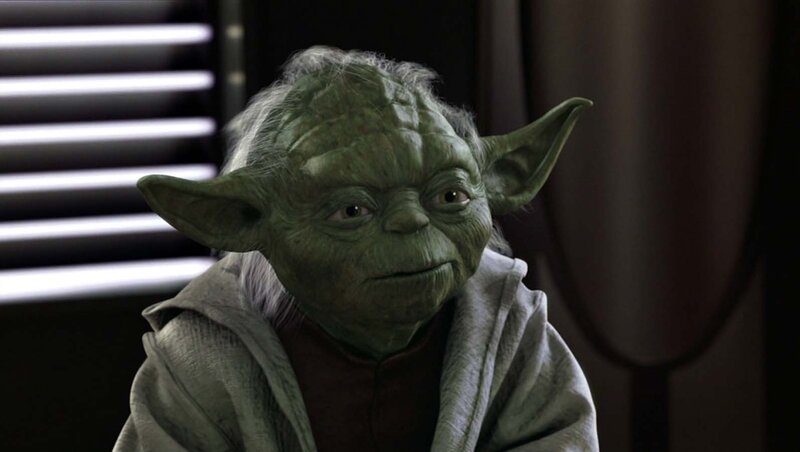 Green Alien with Large Ears — Serious