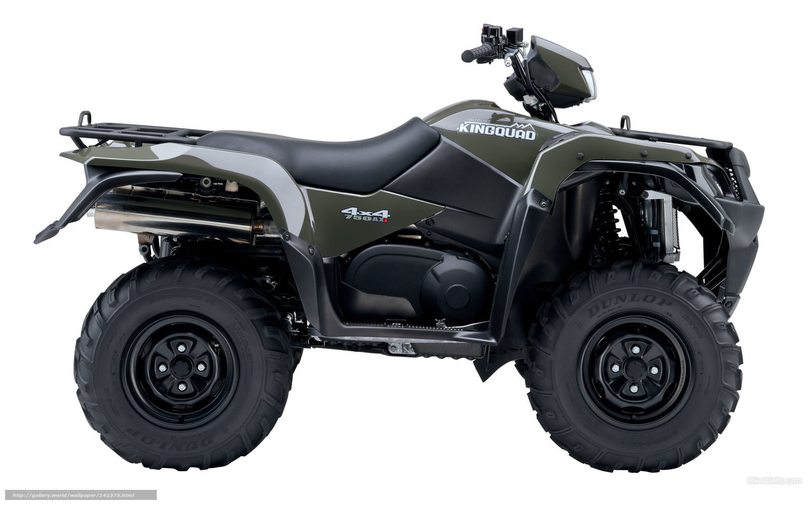 green all-terrain vehicle