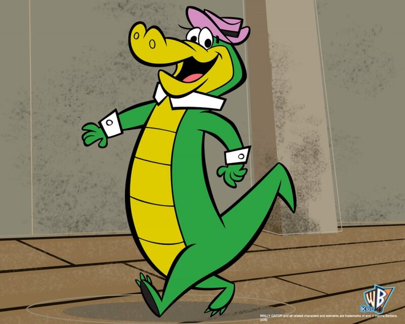 Green Alligator Character