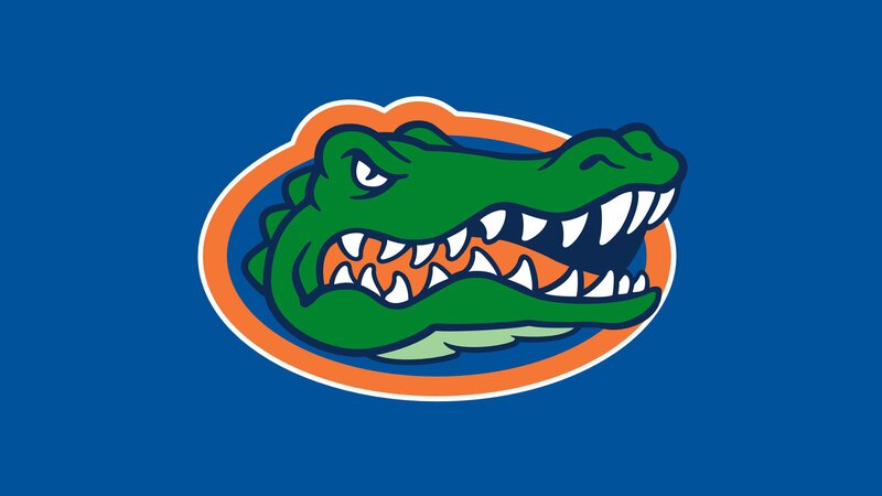 Green Alligator Head — Blue
