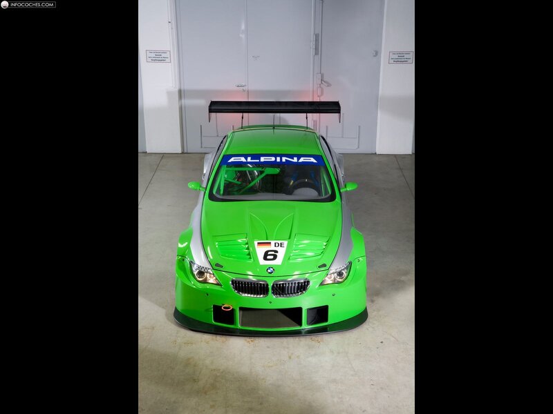 green alpina race car