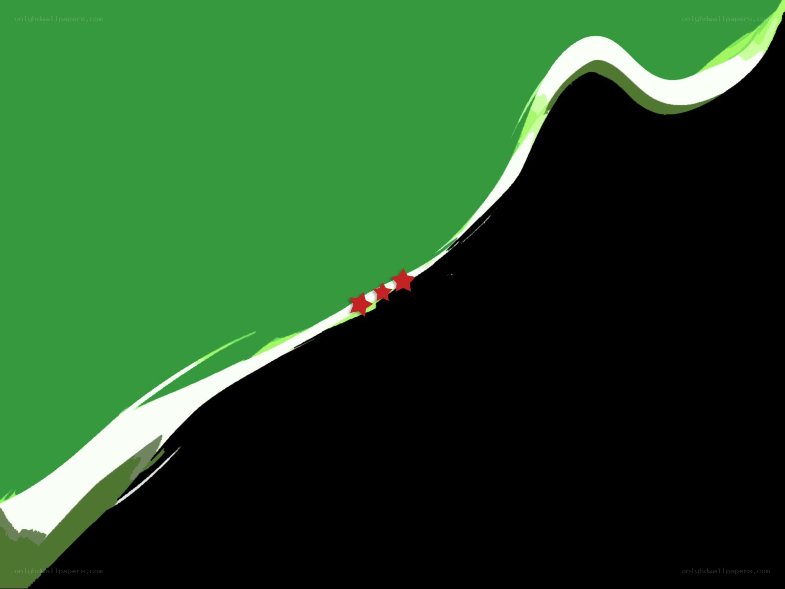 green and black abstract design