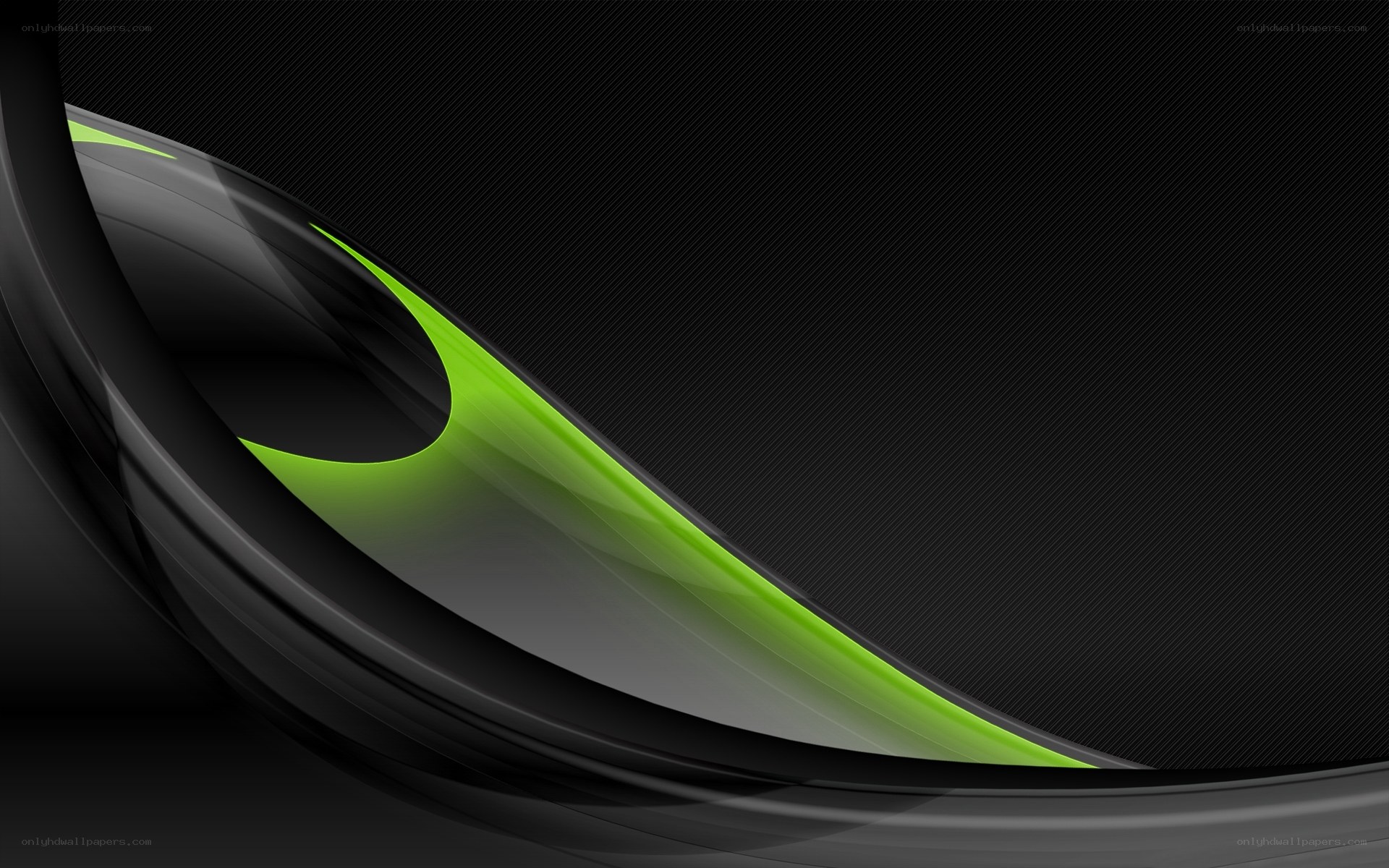 green and black abstract design