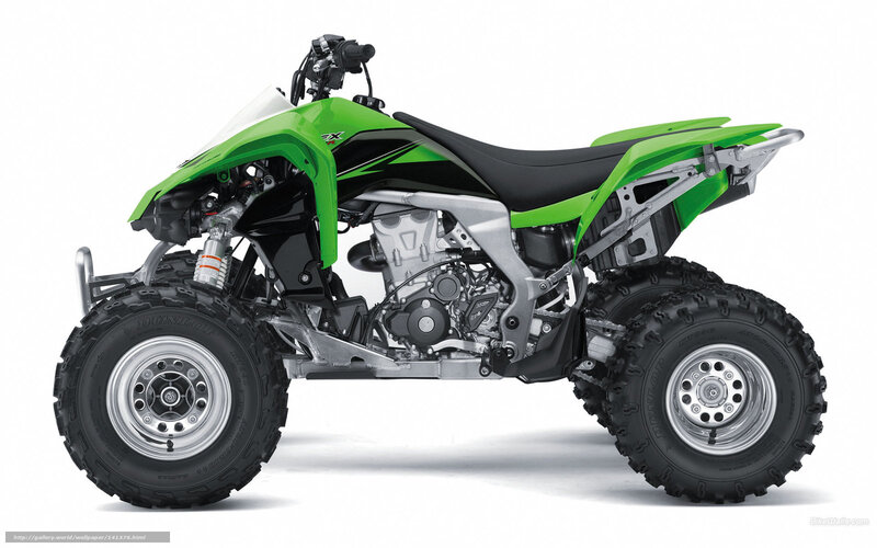 Green and Black Atv