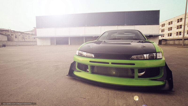 Green and Black Car — Dramatic, Afternoon