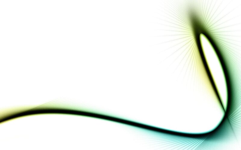 Green and Black Curve