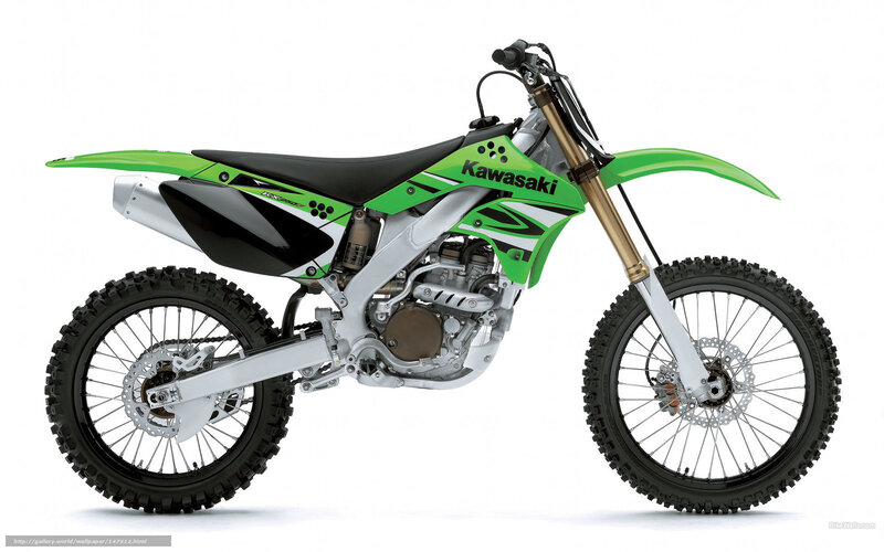 Green and Black Dirt Bike — Neutral, Photograph