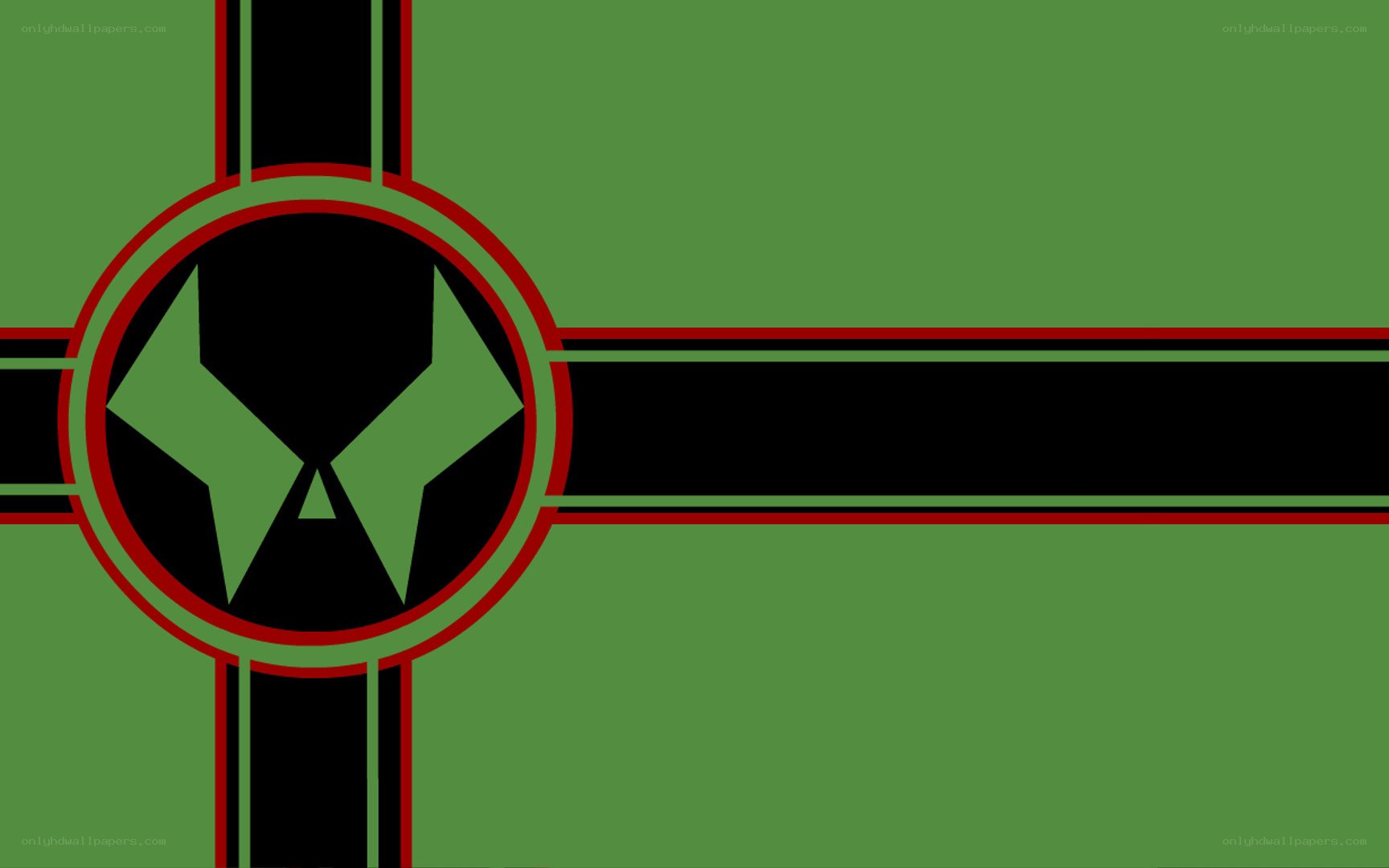 green and black flag with emblem