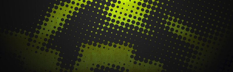 Green and Black Halftone Pattern — Dynamic