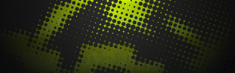 green and black halftone pattern