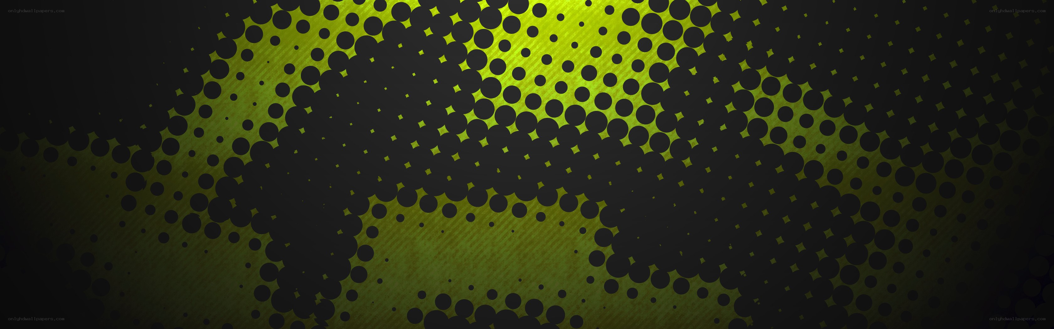 green and black halftone pattern