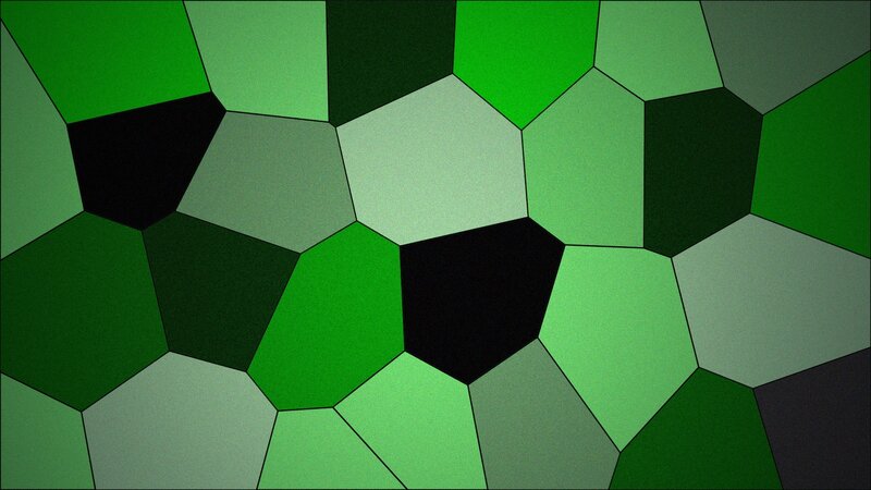 Green and Black Hexagons — Calm