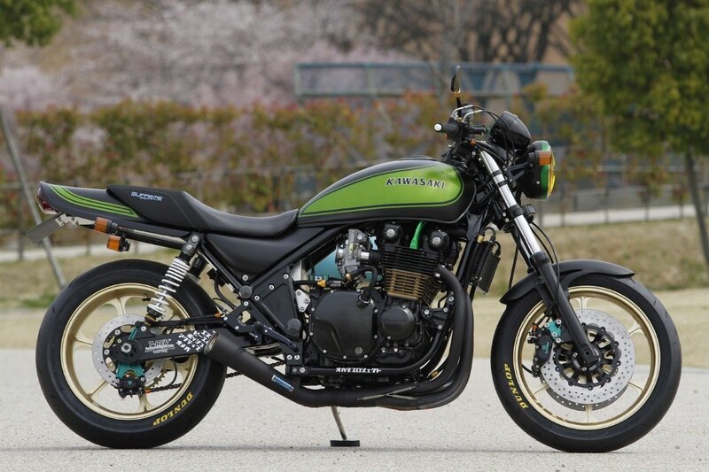 Green and Black Motorcycle — Calm, Spring