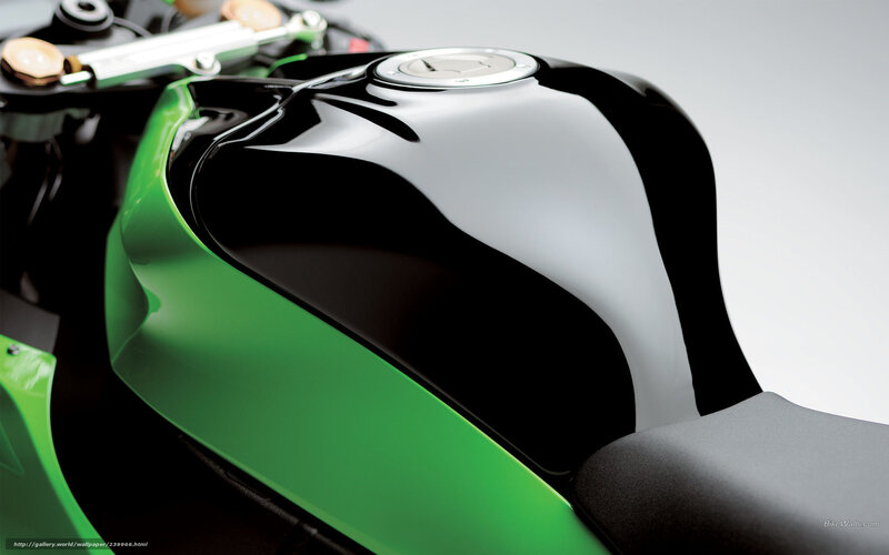 Green and Black Motorcycle — Clean, Modern