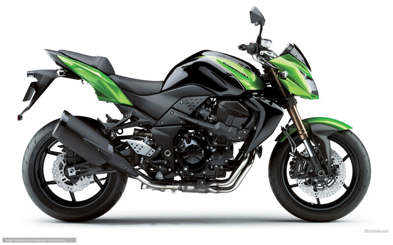 Green and Black Motorcycle — Neutral, Photograph, Seat, Exhaust, Headlight