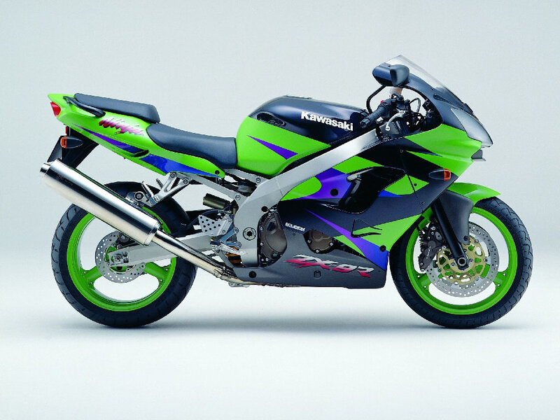 Green and Black Motorcycle — Neutral