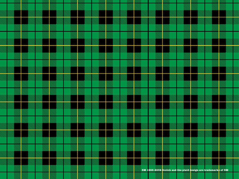 green and black plaid pattern