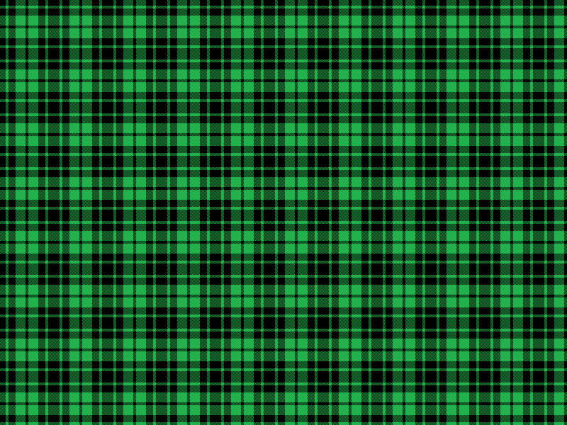 green and black plaid pattern