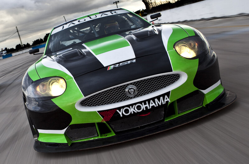 Green and Black Race Car — Dynamic