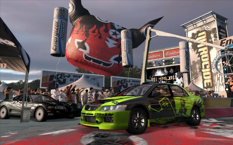 Green and Black Race Car — Energetic