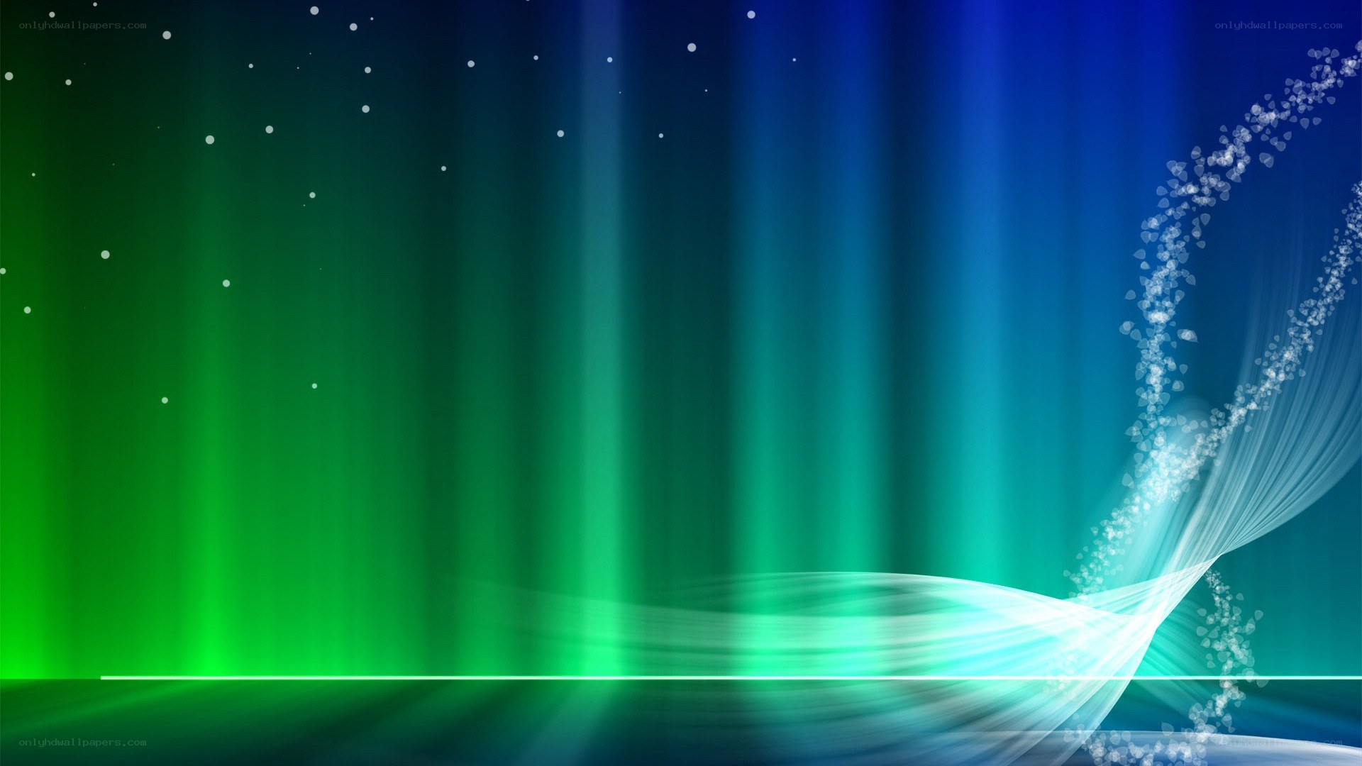 green and blue abstract background