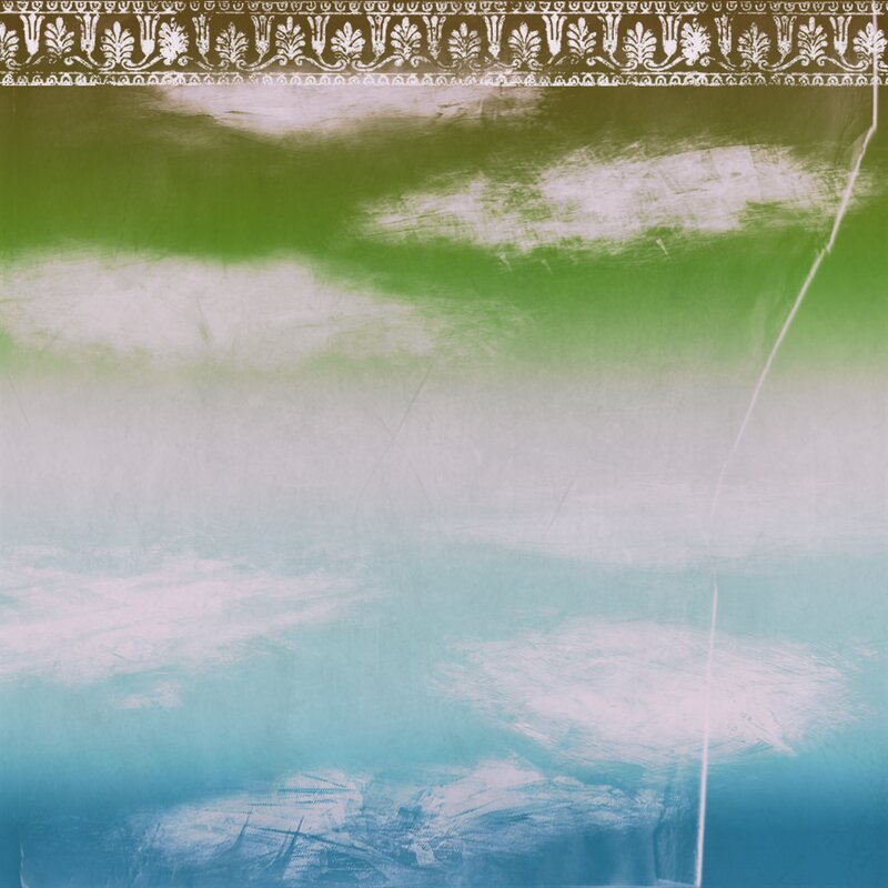 green and blue abstract background